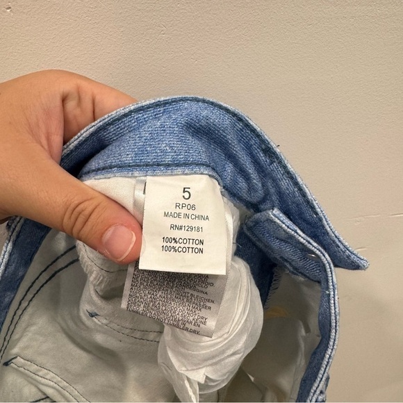 Machine Desert aprint Jean Shorts Light Wash Size 5 Ragstock - Picture 6 of 8